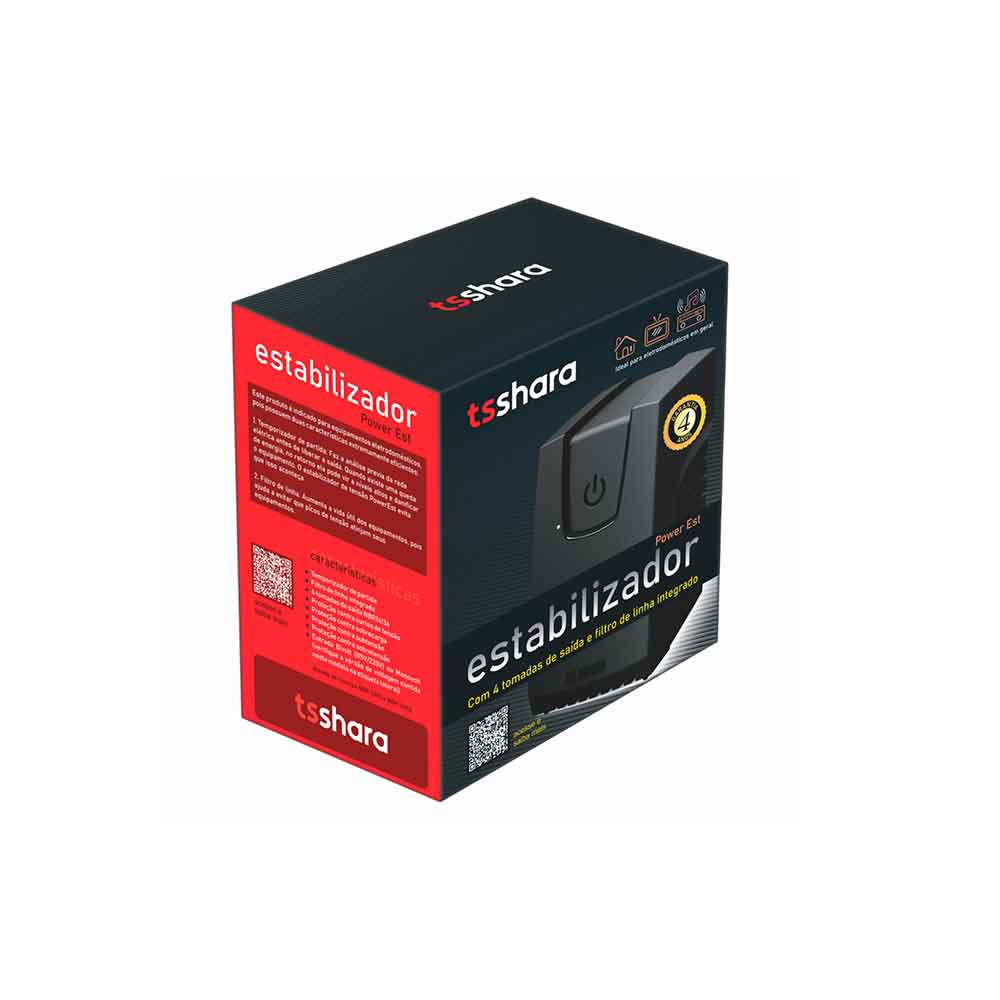 Imagem de Estabilizador Ts Shara Powerest 300va Biv/115v - 9101