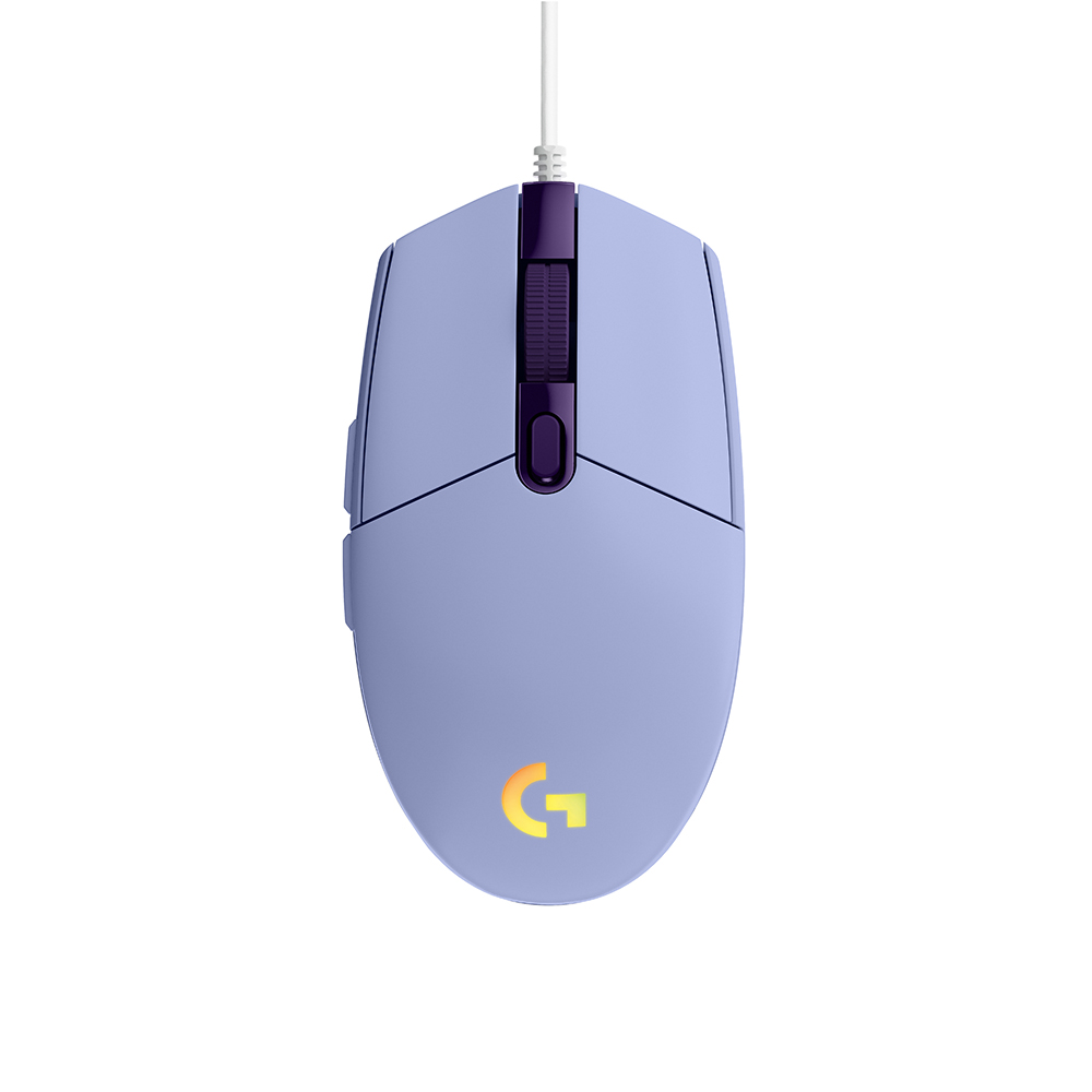Imagem de MOUSE LOGITECH GAMER G203 LIGHTSYNC RGB COM FIO LILAS