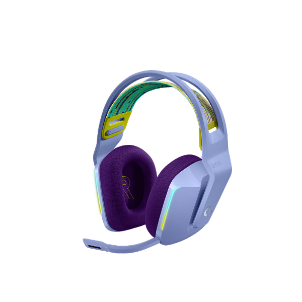 Imagem de FONE DE OUVIDO MIC LOGITECH GAMER G733 LIGHTSPEED S/FIO LILAS