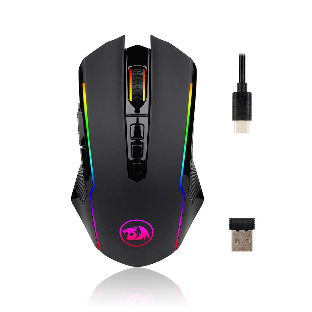 Imagem de MOUSE GAMER REDRAGON SEM FIO RANGER LITE PRETO M910-KS