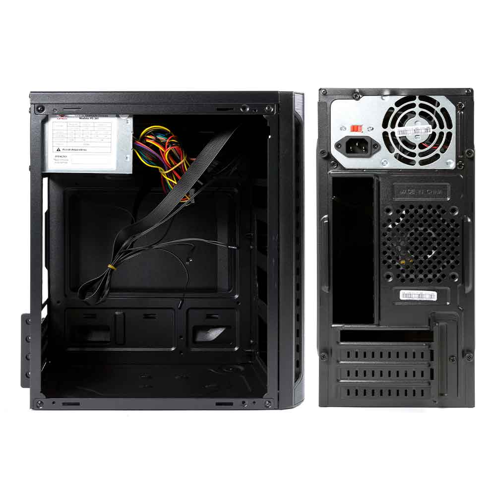 Imagem de GABINETE TORRE MICRO-ATX C3TECH MT-30BK C/FTE 200W
