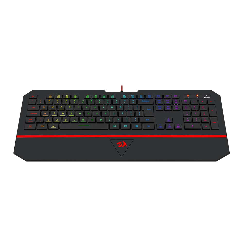 Imagem de TECLADO REDRAGON MEMBRANA GAMER RGB PRETO KARURA 2 K502RGB (PT)