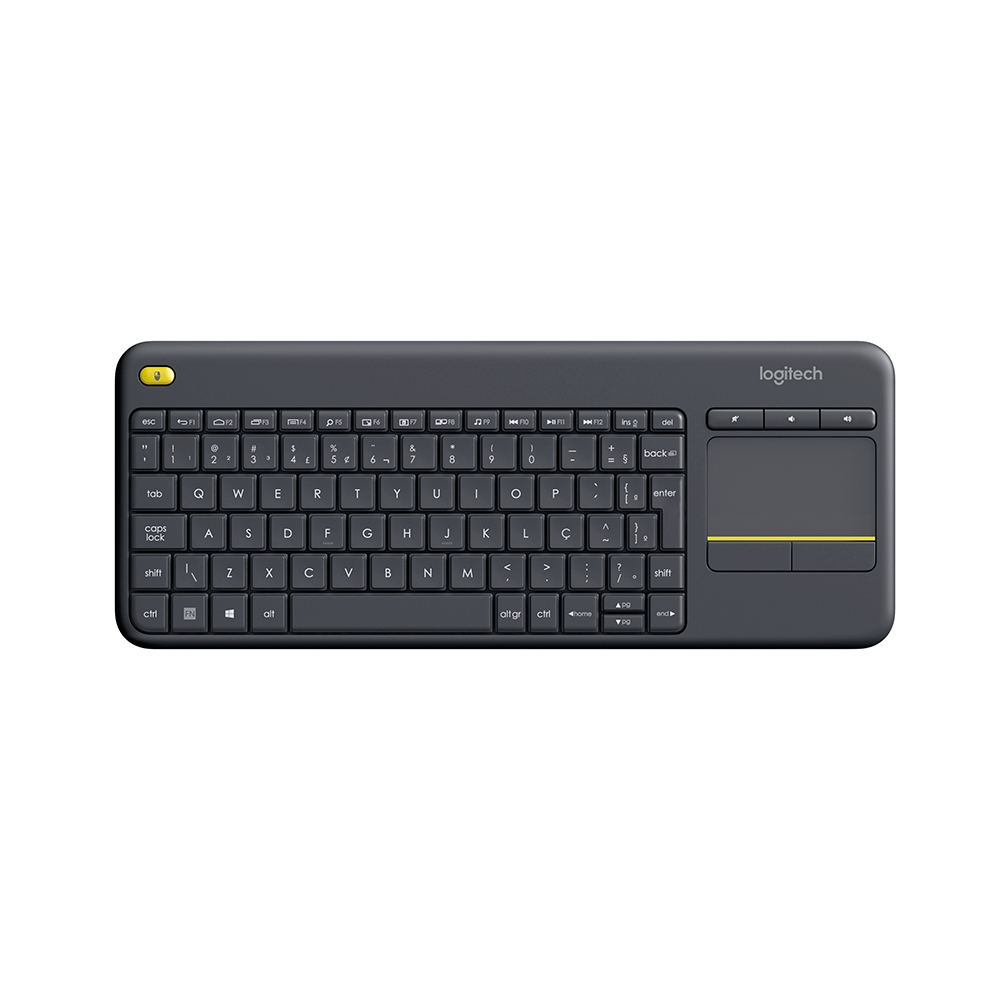 Imagem de TECLADO LOGITECH K400 PLUS SEM FIO COM TOUCHPAD