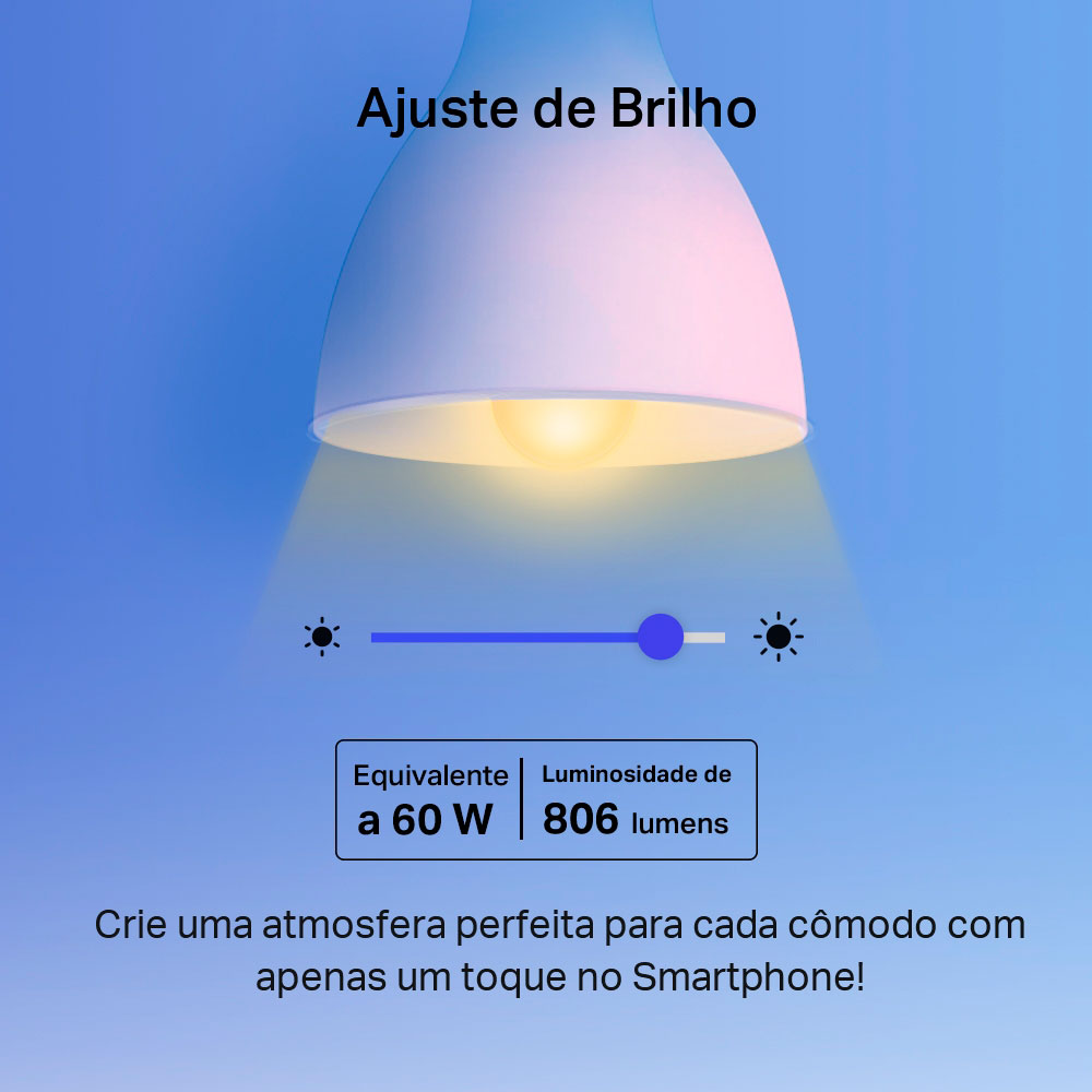 Imagem de LAMPADA WI-FI INTELIGENTE TP-LINK TAPO L530E BIVOLT COM AJUSTE DE COR