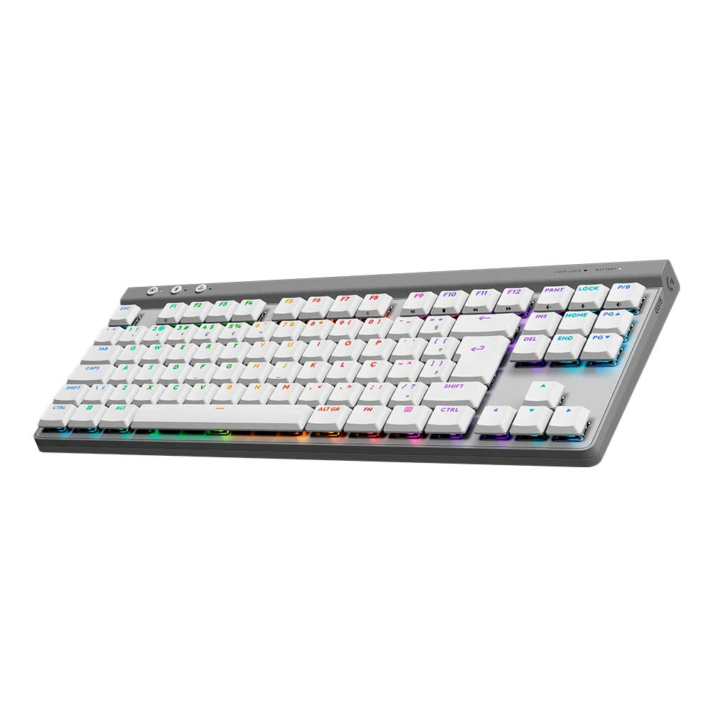 Imagem de TECLADO MECANICO LOGITECH GAMER G G515 TKL BRANCO - 920-012535