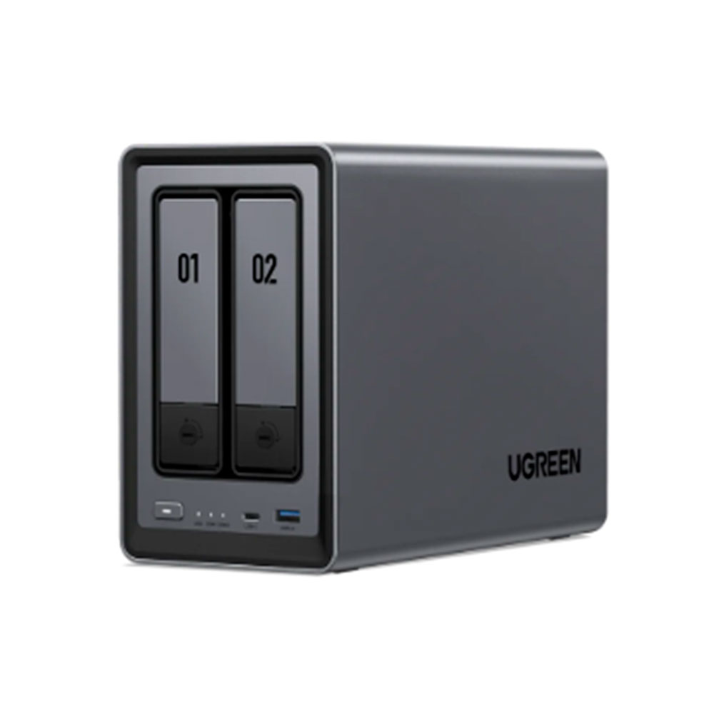 Imagem de STORAGE NAS UGREEN TORRE 64TB S/HD 2 BAIAS INTEL N100 QUAD-CORE + 2.5GBE - DXP2800