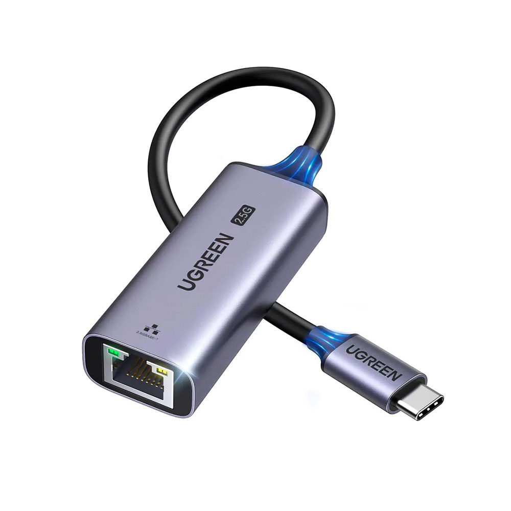 Imagem de ADAPTADOR USB UGREEN USB-C PARA RJ45 GIGA 2.5 - CMG648
