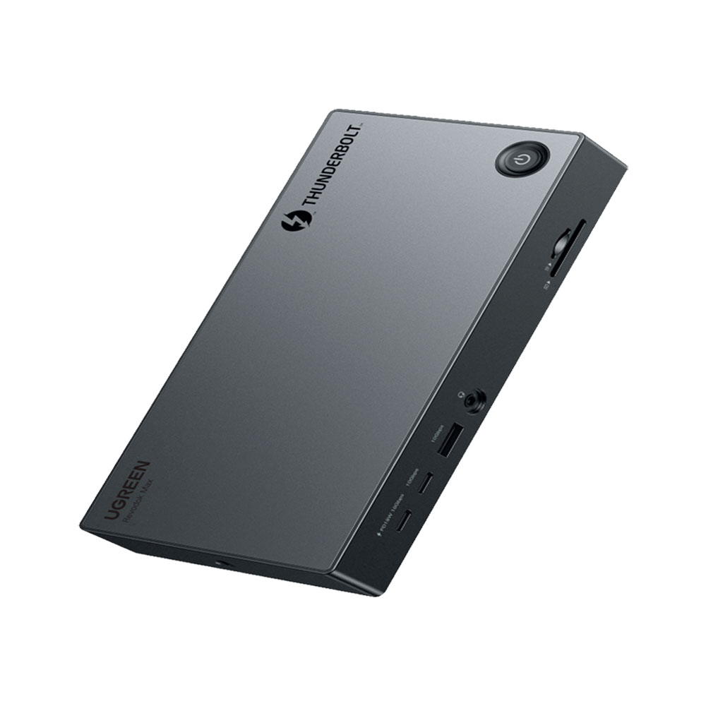 Imagem de DOCK STATION UGREEN 60W HDMI/3P USB/2P USB-C/RJ45 GIGA/DISPLAYPORT/SD/TF/P2/2P THUNDERBOLT 4 - U709