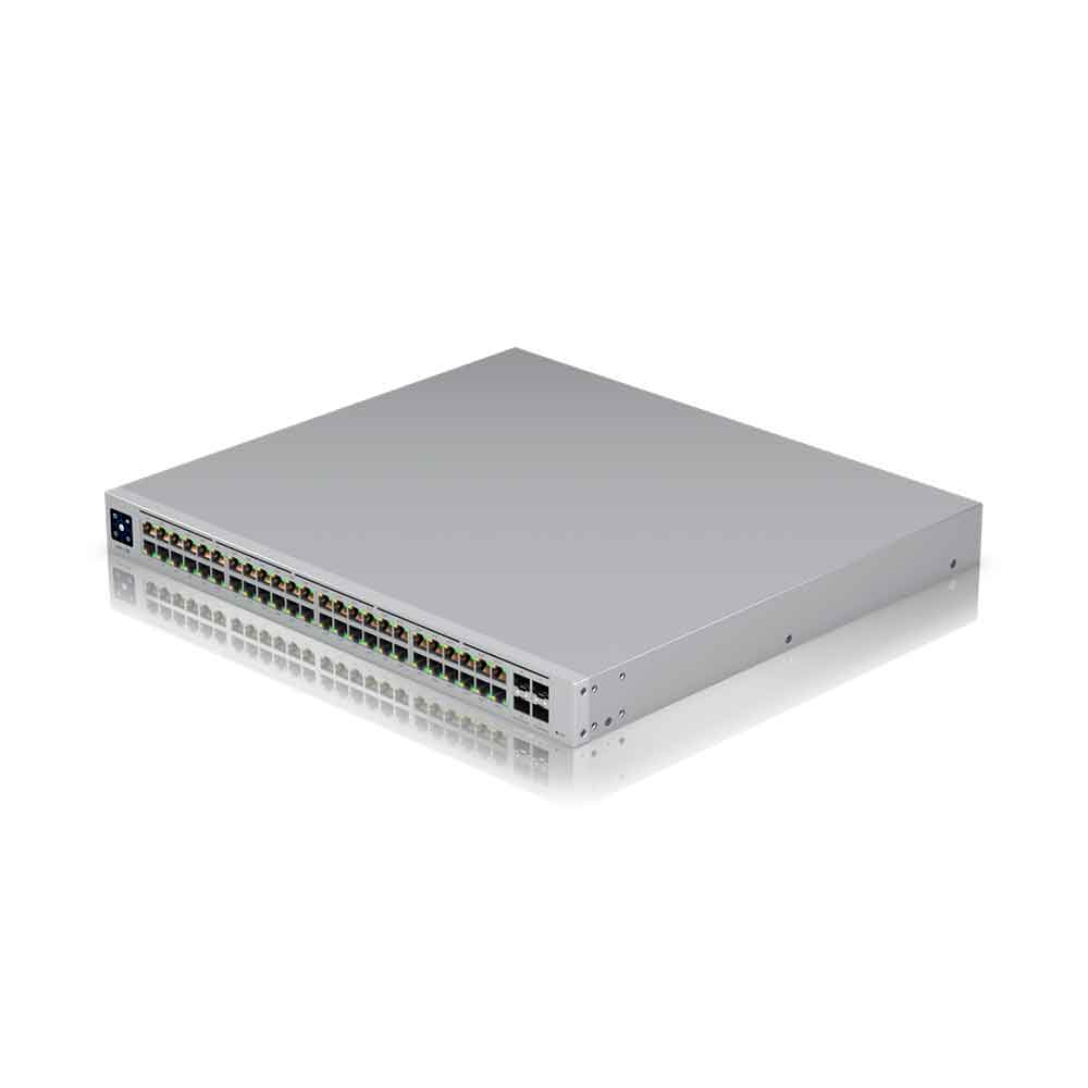 Imagem de SWITCH UBIQUITI GERENCIAVEL 48 PORTAS GIGABIT + 04 SFP GIGA USW-48-POE RACK