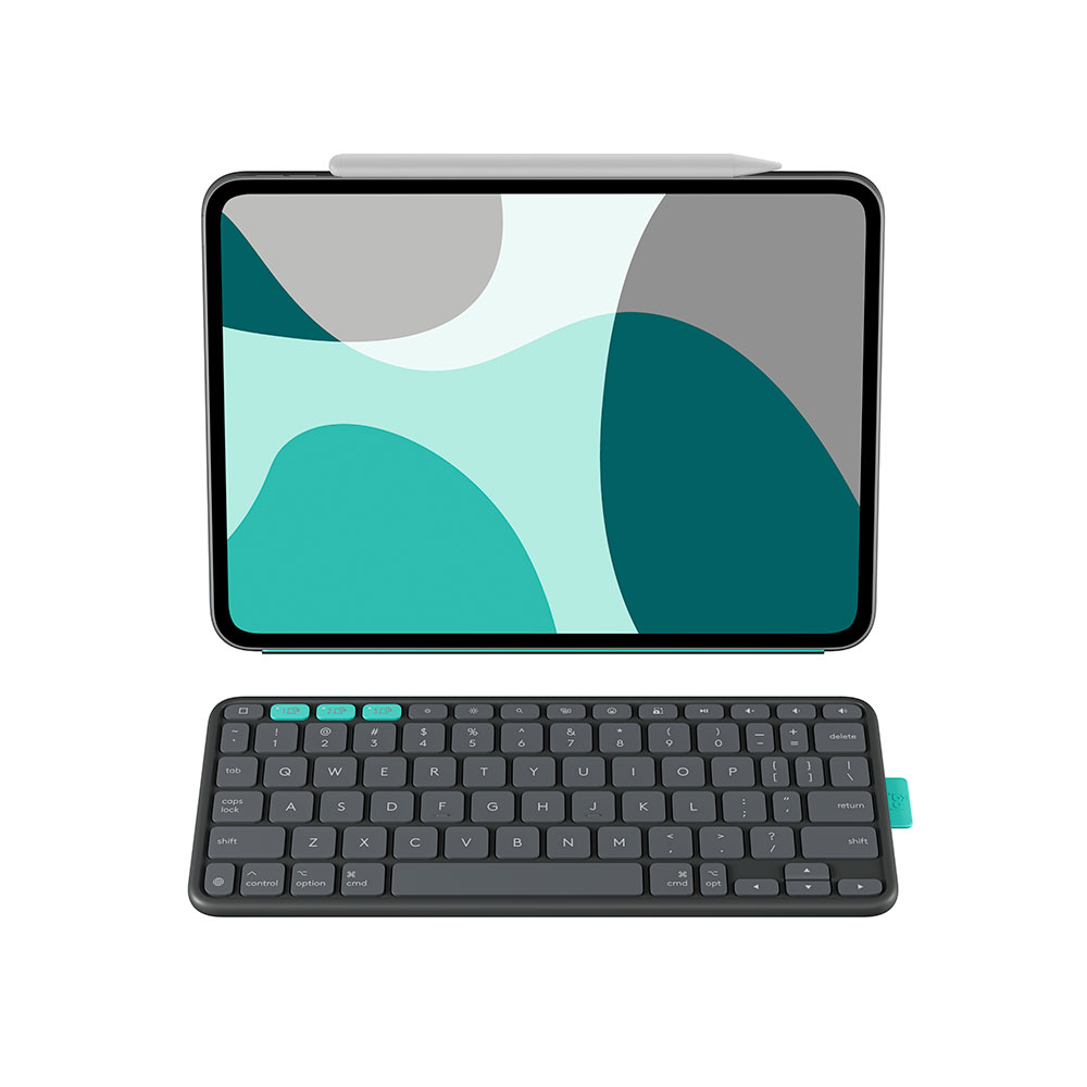 Imagem de CAPA COM TECLADO LOGITECH FLIP P/ IPAD PRO 13 (M4) E IPADI AIR 13 (M2 M3) GRAFITE -  920-013367