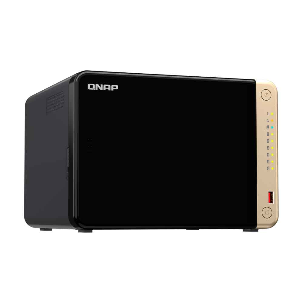 Imagem de STORAGE NAS QNAP 6 BAIAS INTEL CELERON N5095 2.9GHZ 4 NUCLEOS 8GB 2X 2.5 GBE TORRE - TS-664-8G-US